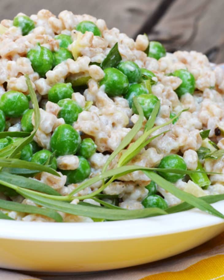 Recipe Farro Salad With Peas and Leeks The Kitchn