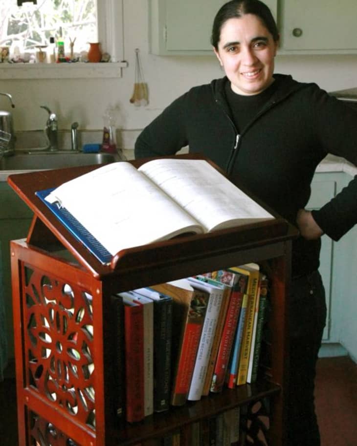Great Idea Use a Dictionary Stand as a Cookbook Holder The Kitchn