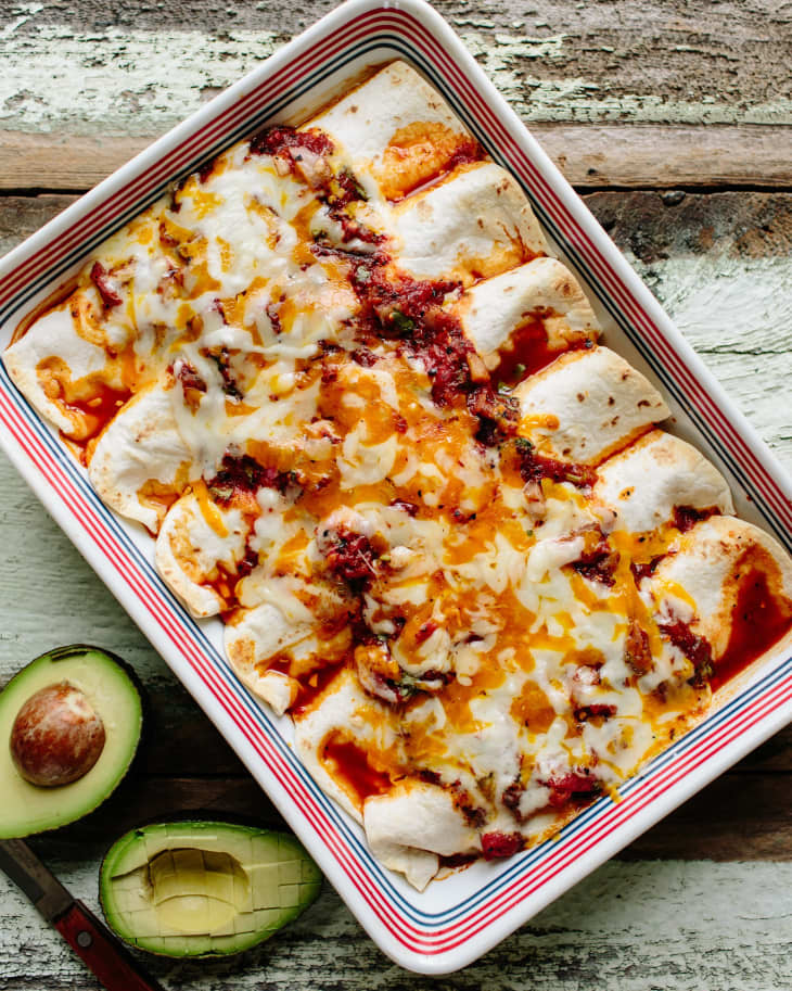 Recipe Baked Black Bean and Avocado Burritos The Kitchn