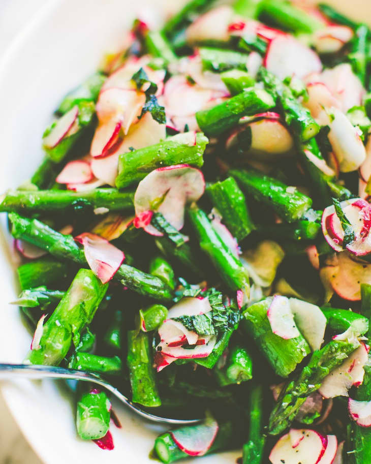 Recipe Asparagus & Radishes with Mint The Kitchn