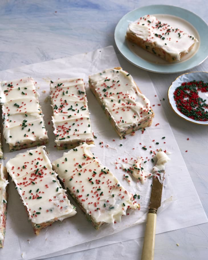 Christmas Funfetti Bar Cookies | Kitchn