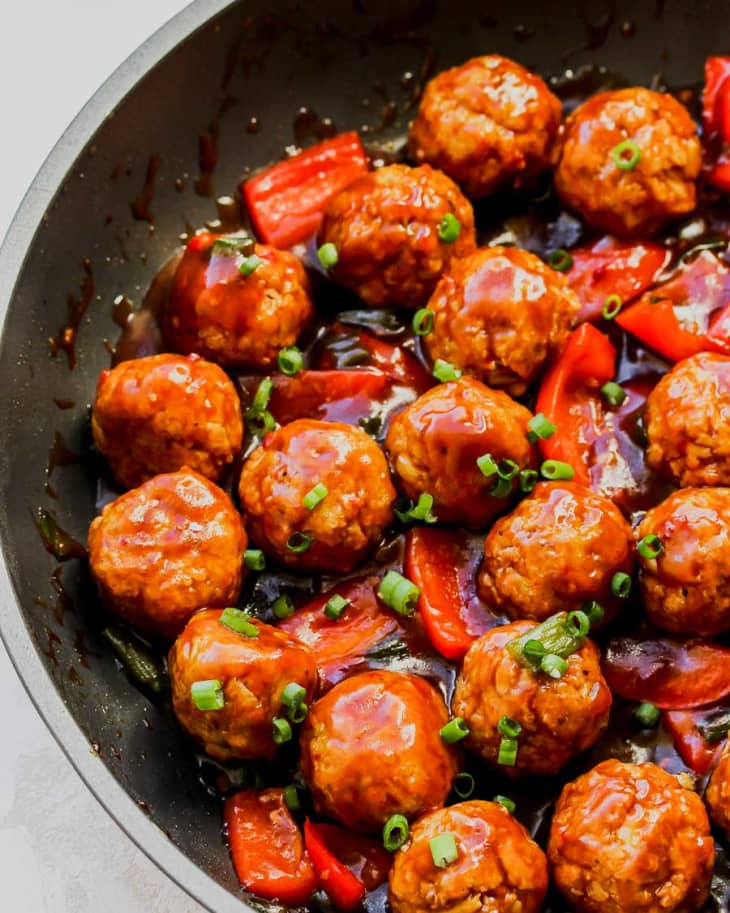 Kung Pao Cauliflower Meatballs Dishing Out Health The Kitchn