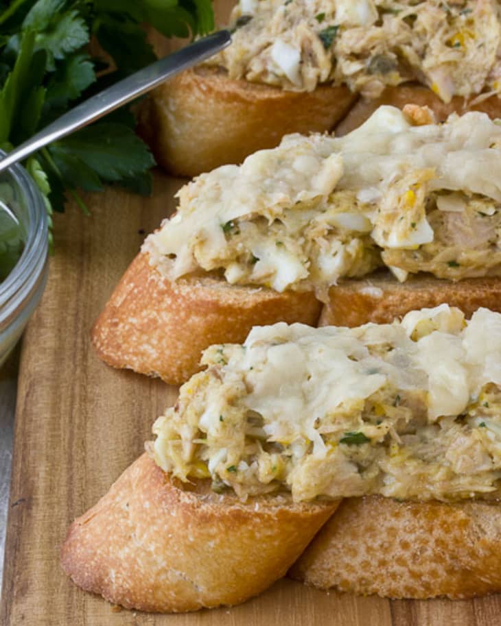 Tuna Melts with Homemade Olive Oil Mayonnaise The Kitchn