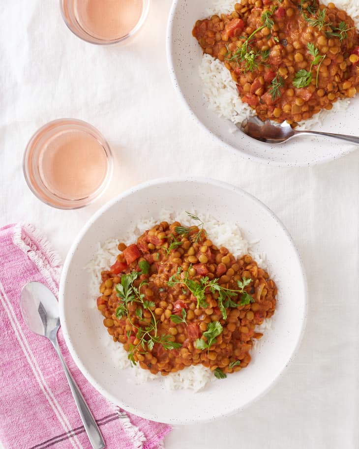Slow cooker cheap lentil curry