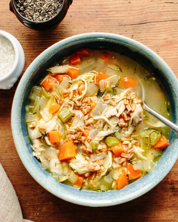 Recipe Chicken Soup with Fennel and Farro The Kitchn