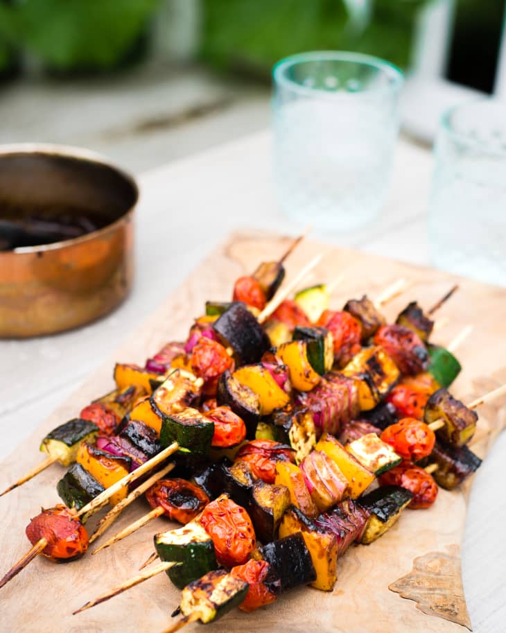 Kabob holders top
