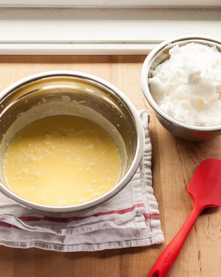 How To Fold Egg Whites or Whipped Cream Into a Batter The Kitchn