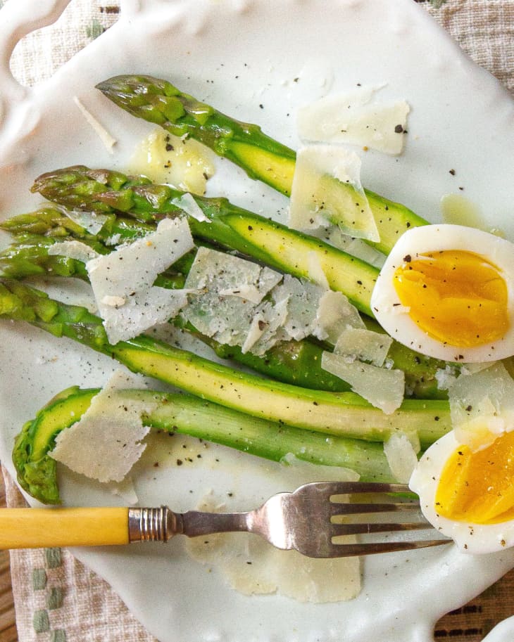 Recipe Asparagus with Eggs and Parmesan The Kitchn