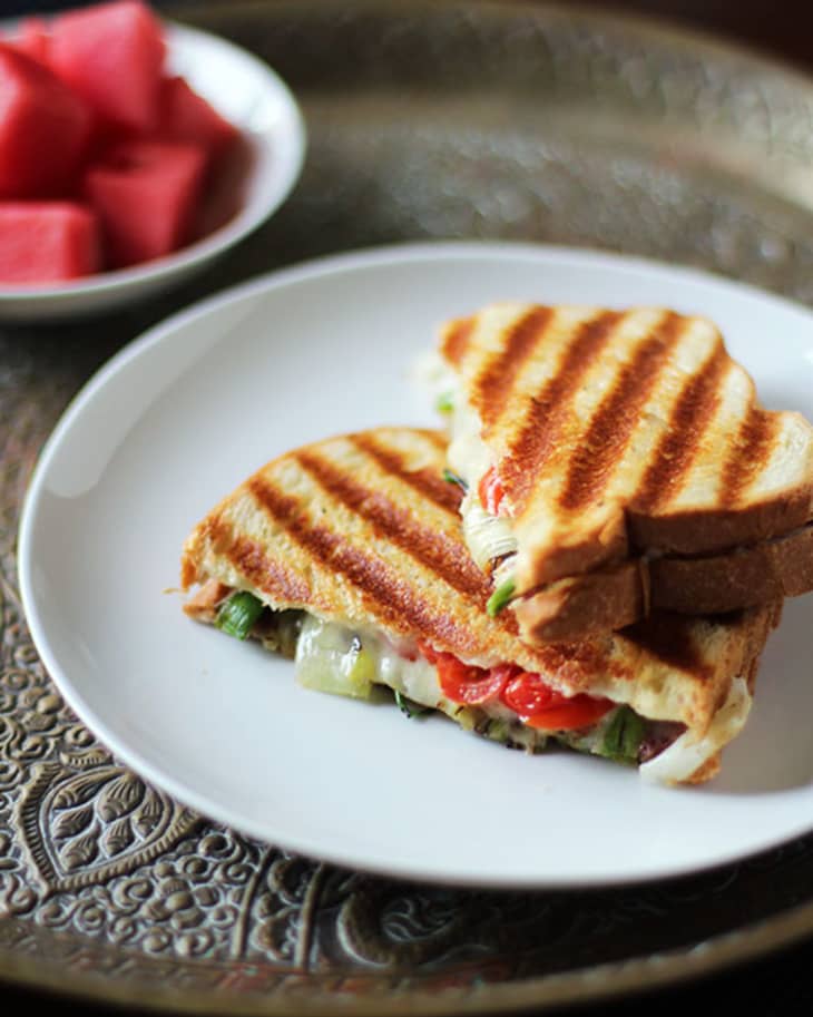 Recipe: South African Cheese, Grilled Onion & Tomato Panini ...