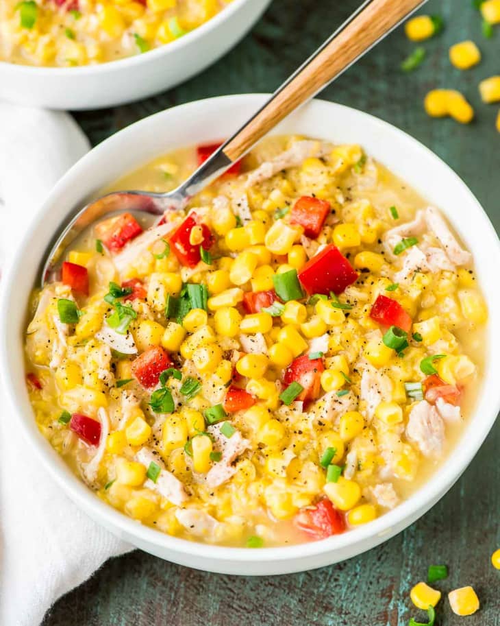 This SlowCooker Chicken & Corn Chowder Is the Easy Summer Dinner You’ve Been Looking For The