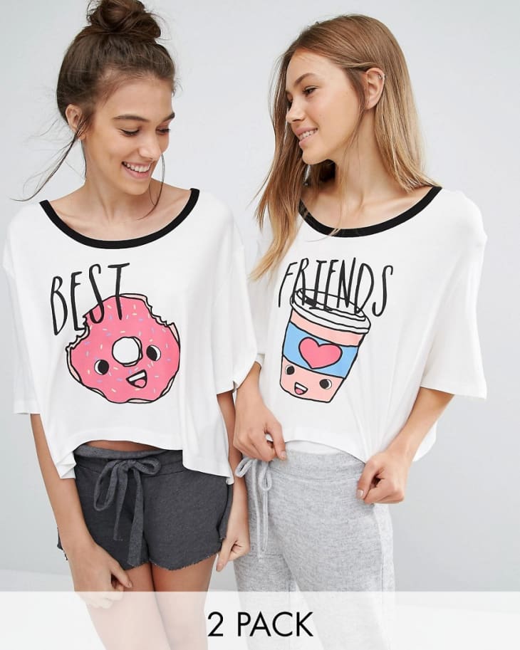 Matching best friend pajamas hot sale