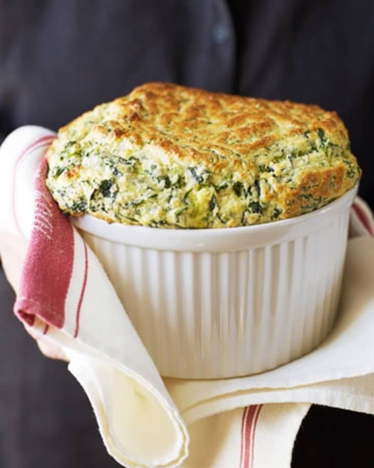 Ina Garten’s Spinach and Cheddar SouffléHouse Beautiful The