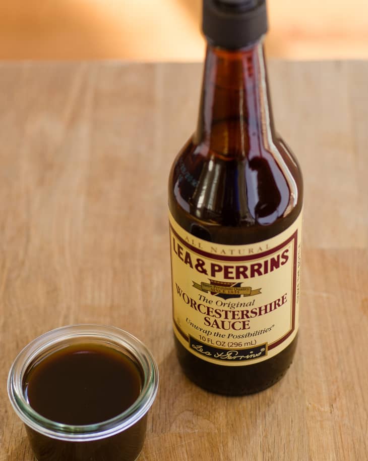 Marinade with top worcestershire sauce
