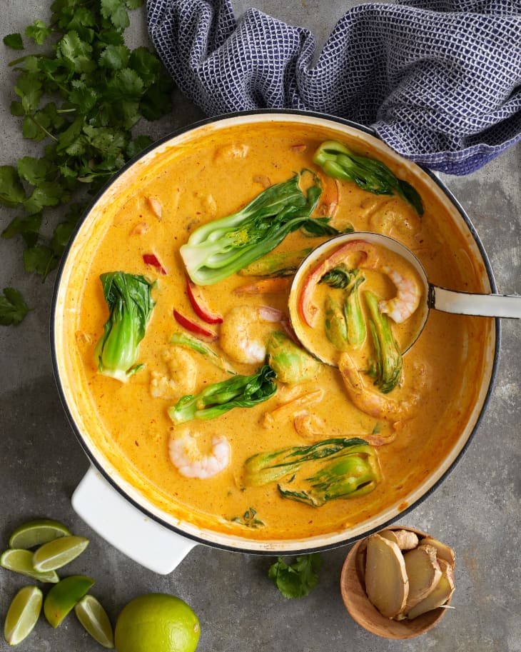 Thai curry with coconut milk 2025