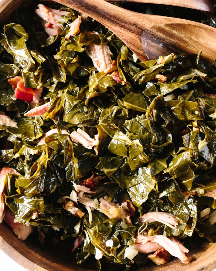 How To Cook Collard Greens in the Slow Cooker The Kitchn