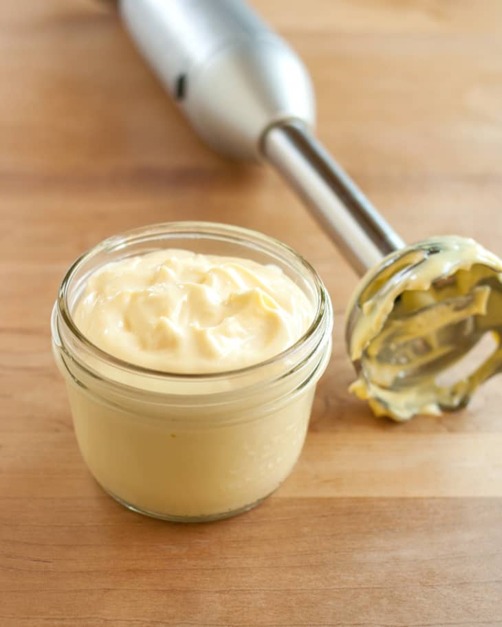 How To Make Mayonnaise with an Immersion Blender The Kitchn