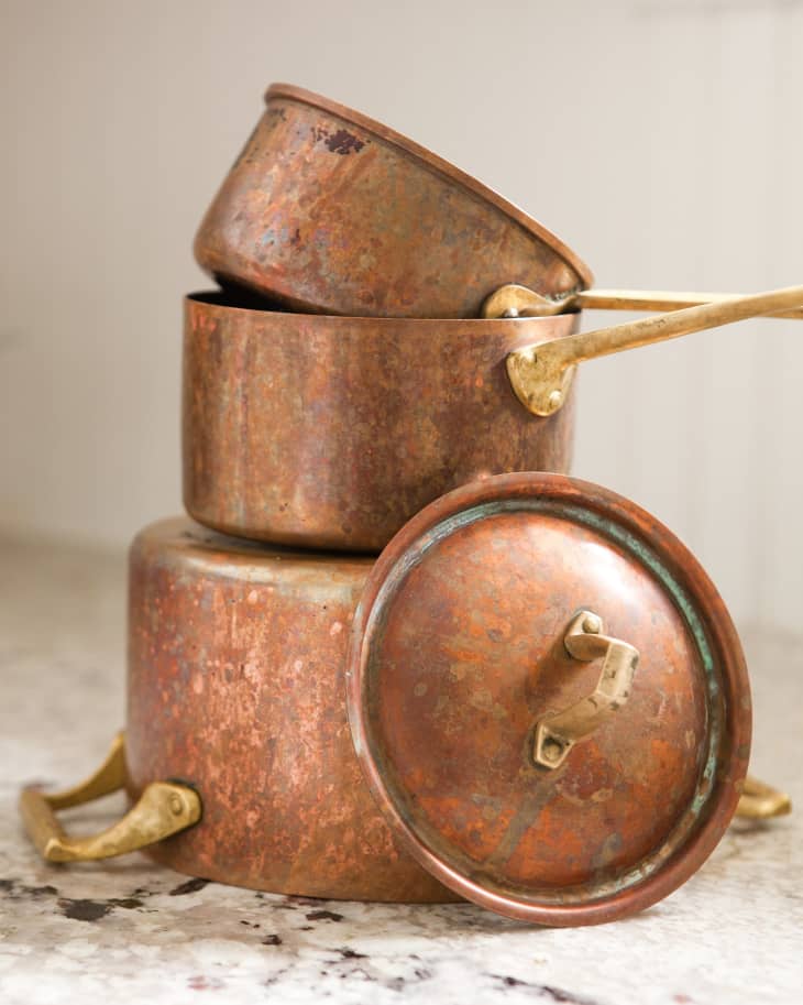 How to clean copper clearance pans