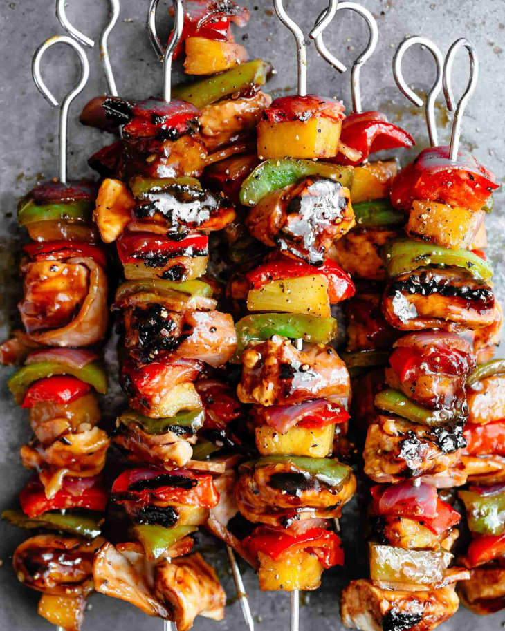 Hawaiian Chicken Kebabs Recipe Café Delites The Kitchn