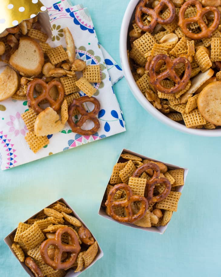 Recipe HoneyMustard Snack Mix The Kitchn