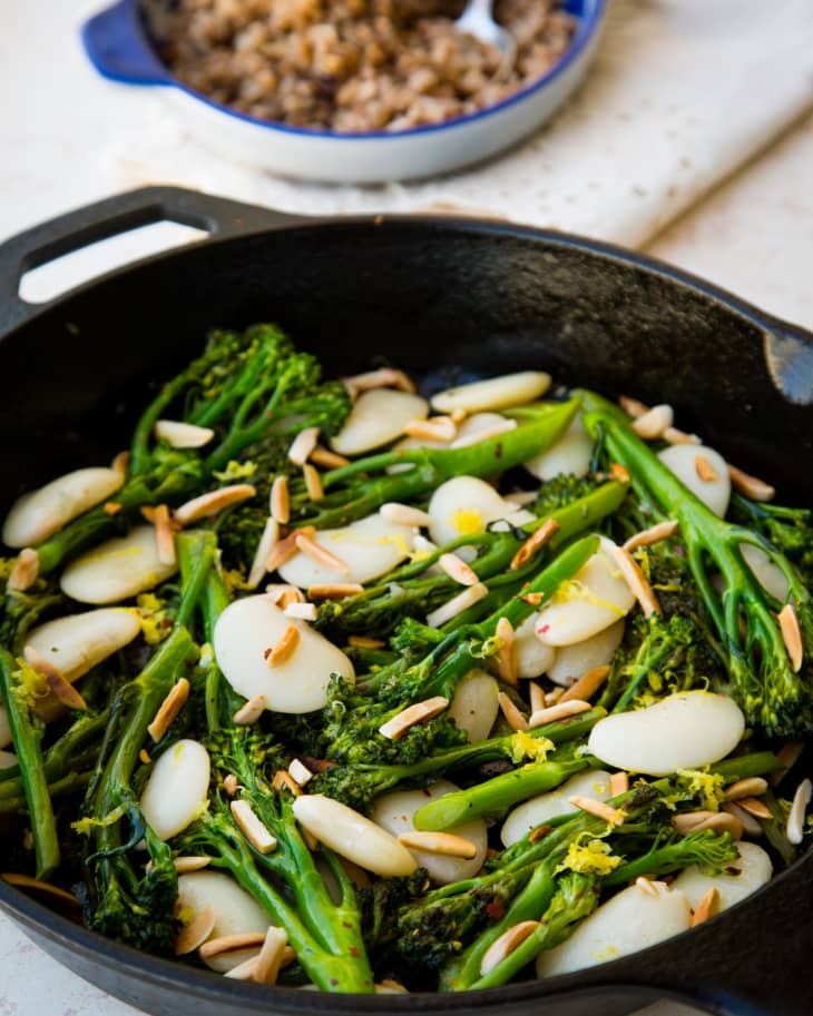 Broccolini with Butter Beans Recipe The Kitchn