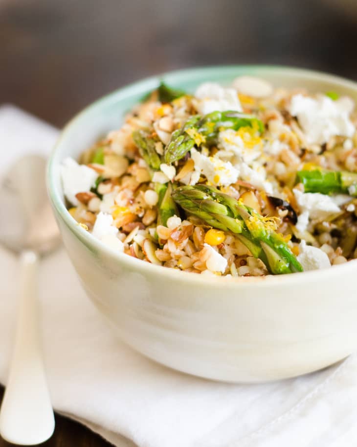 Recipe Spring Grain Salad with Asparagus & Meyer Lemon The Kitchn