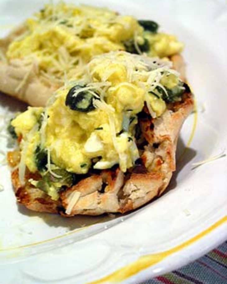 Recipe Slow Scrambled Eggs with Rosemary and Capers The Kitchn