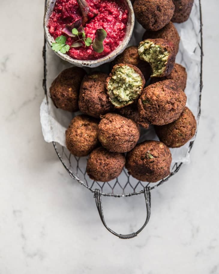 This Cauliflower Falafel with Beet Dip Is a Total Win | The Kitchn