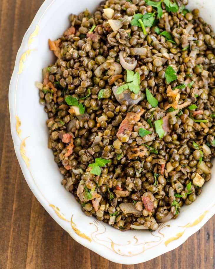 Warm Lentil Salad Recipe (With Bacon and Herbs) The Kitchn
