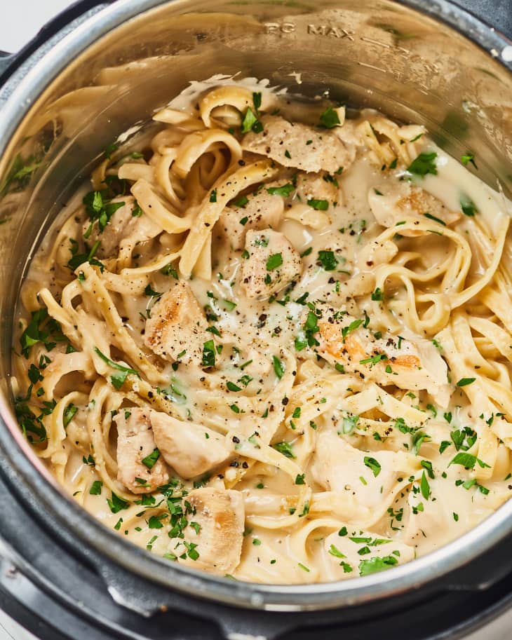 Instant pot frozen chicken alfredo with jar sauce sale