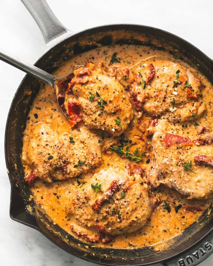Sun Dried Tomato Skillet Chicken Creme de la Crumb The Kitchn