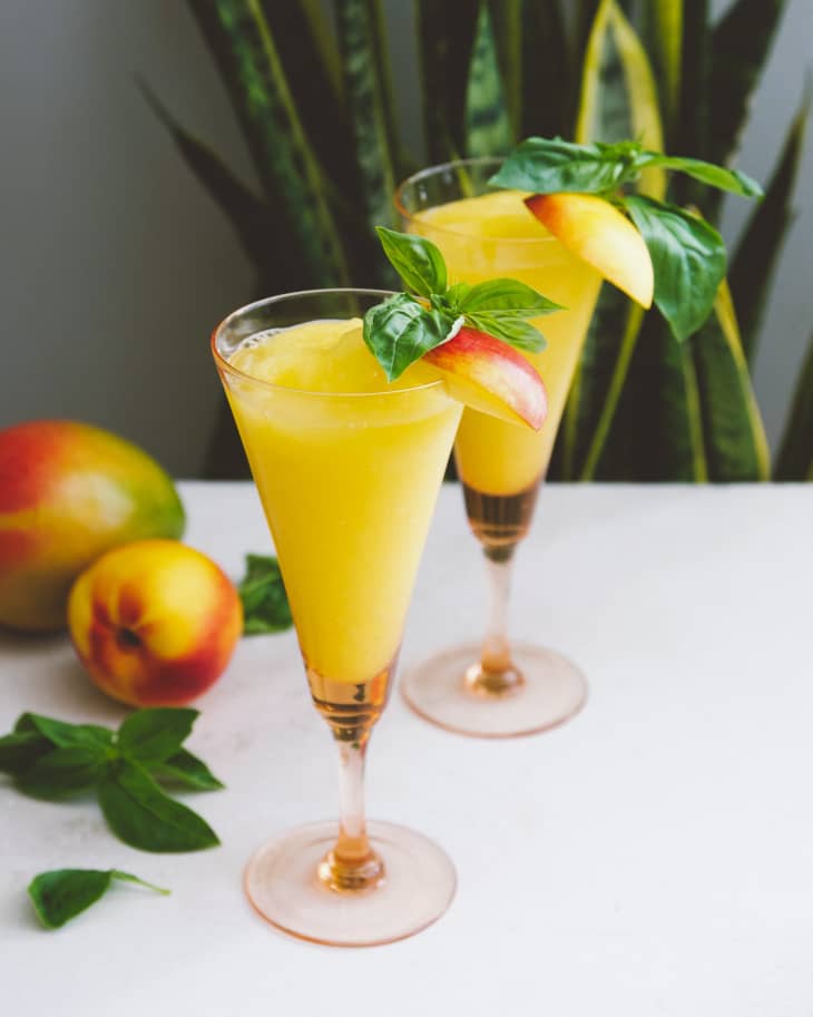 Recipe Frozen White Wine Sangria with Stone Fruit & Mango The Kitchn