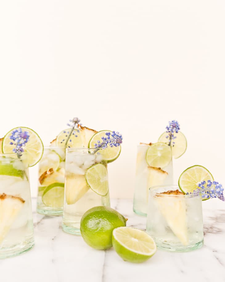 Think Tropical Thoughts with This Pineapple Wine Spritzer The Kitchn