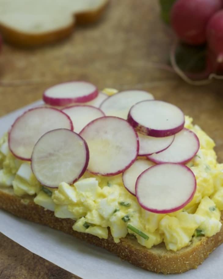 Spring Recipe Egg Salad with Radishes The Kitchn