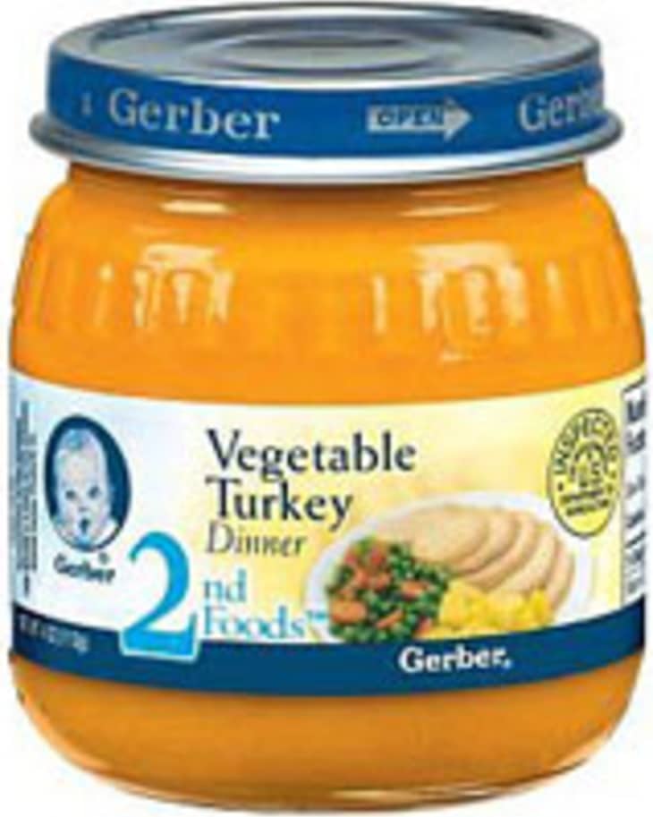 Gerber turkey and rice discount baby food