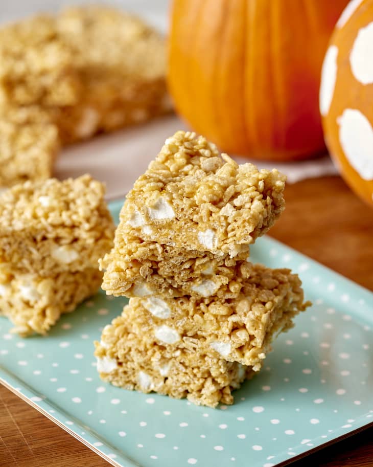 Pumpkin Spice Rice Krispies Treats The Kitchn