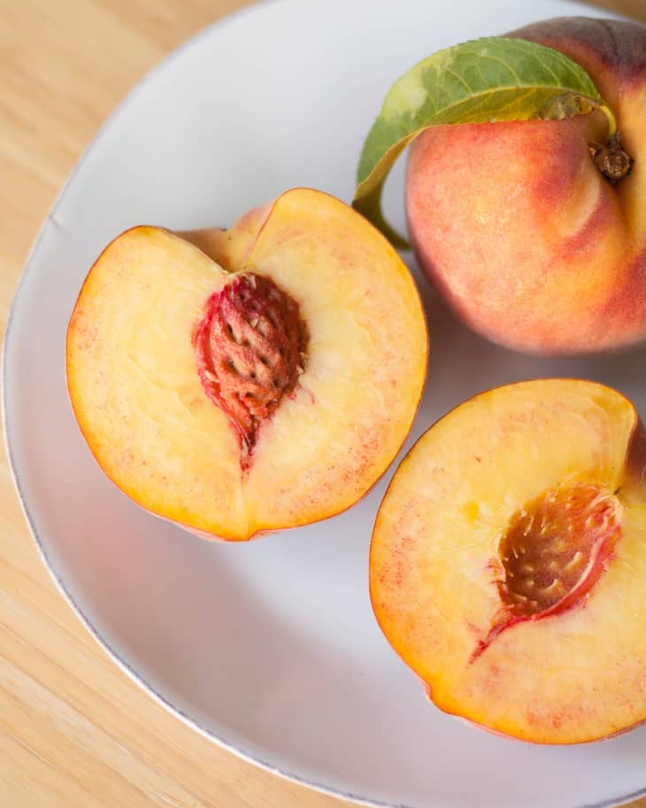 The Easiest Way to Pit a Peach The Kitchn