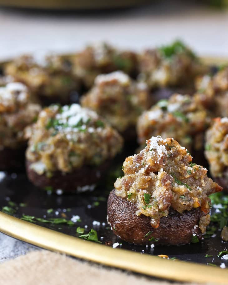 Sausage Stuffed Mushrooms Recipe (Simple & Flavorful) The Kitchn