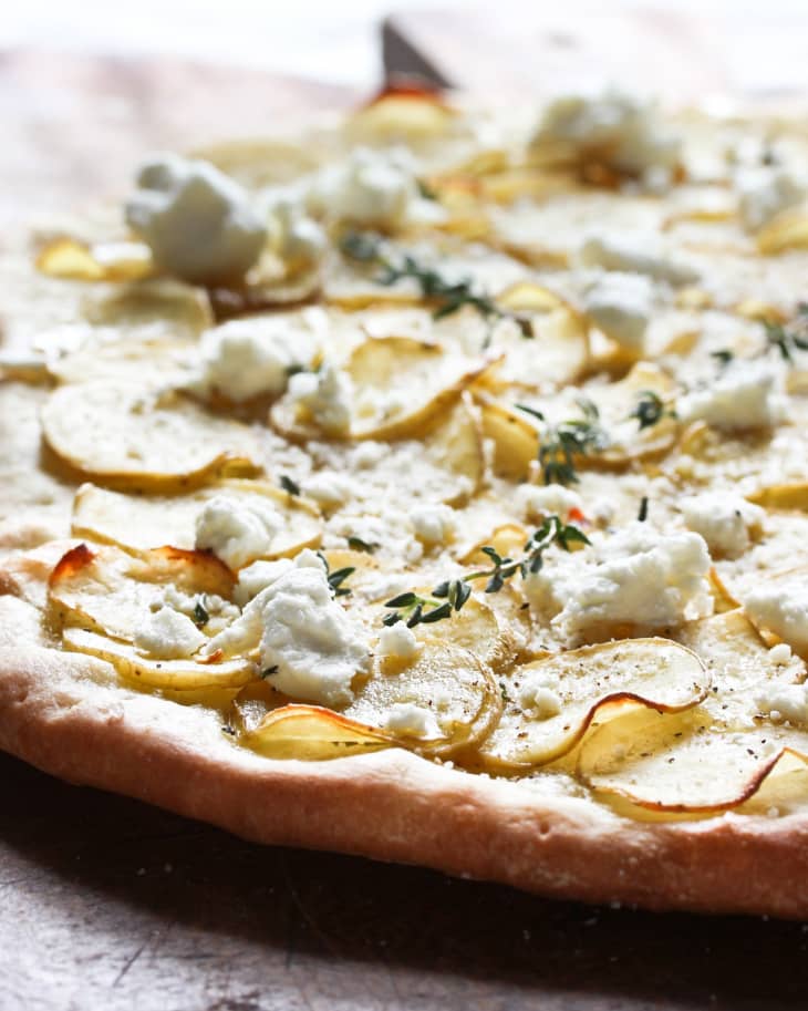 Recipe Truffled Potato & Goat Cheese Flatbread The Kitchn