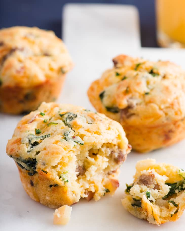 Savory Breakfast Muffins Recipe (With Sausage and Spinach) The Kitchn