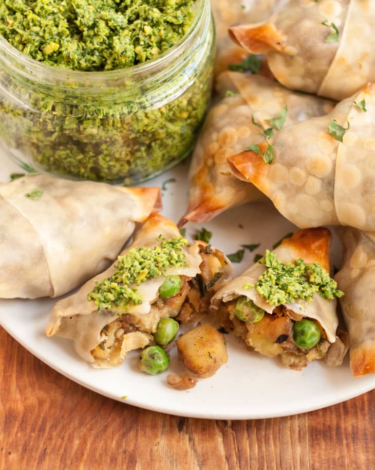 Recipe: Crispy Baked Samosas with Potatoes and Peas | The Kitchn