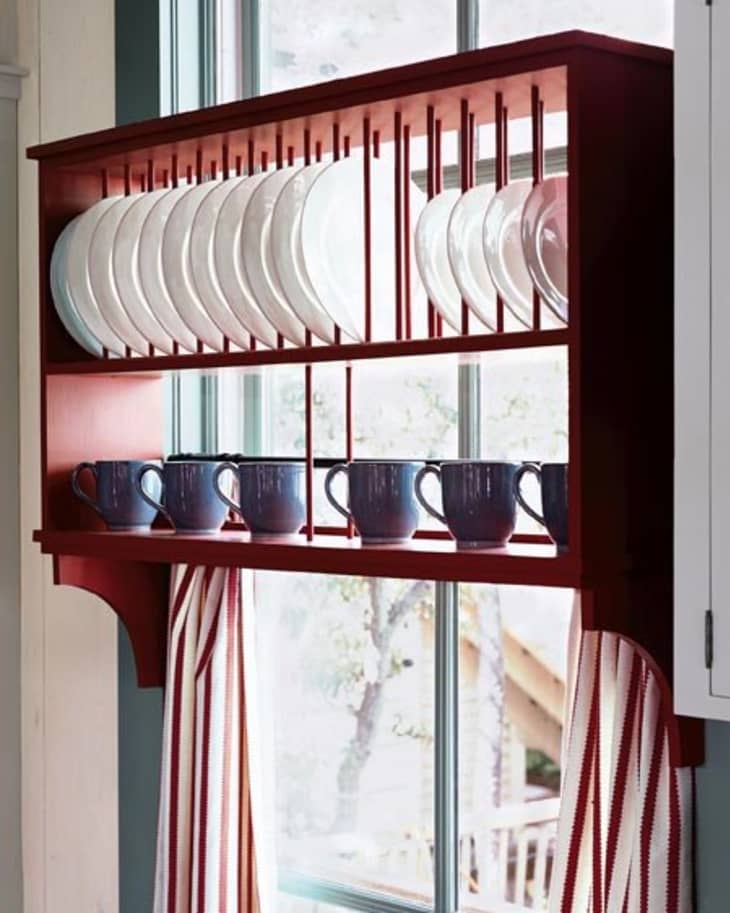 Kitchen plate storage ideas sales