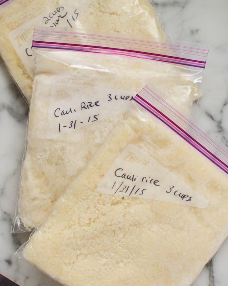 Yes, You Can Freeze Cauliflower Rice The Kitchn