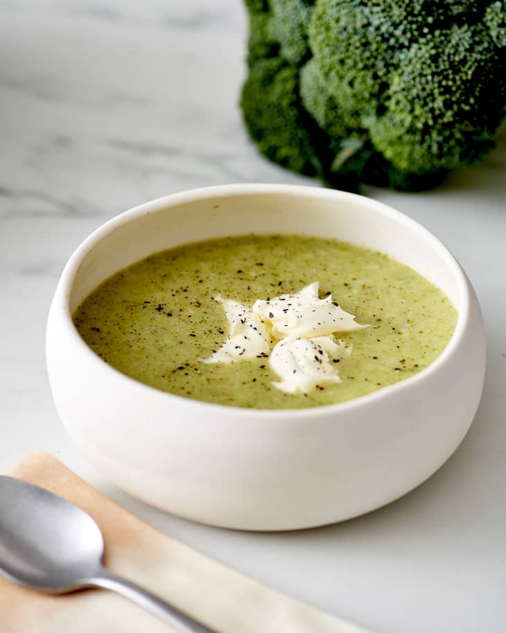 Roasted Broccoli & Cheddar Soup | The Kitchn