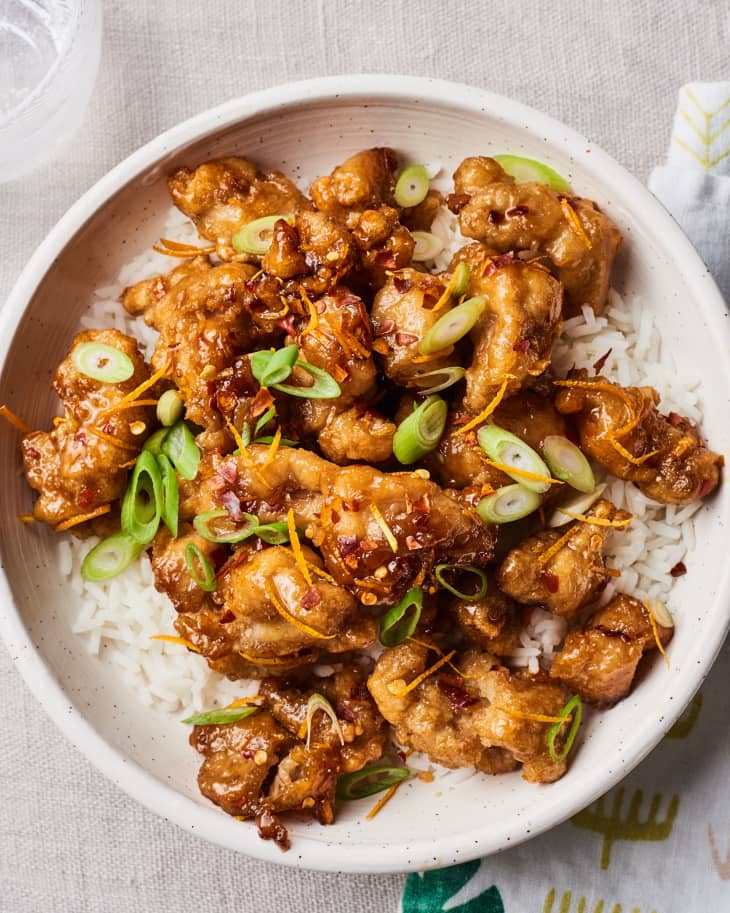 Copycat Panda Express Orange Chicken The Kitchn