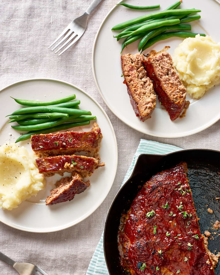 Easy Skillet Meatloaf Recipe The Kitchn