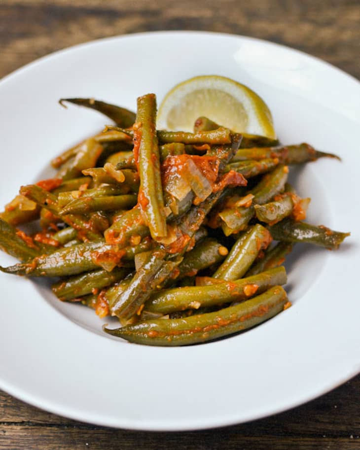 Recipe GreekStyle Braised Green Beans The Kitchn