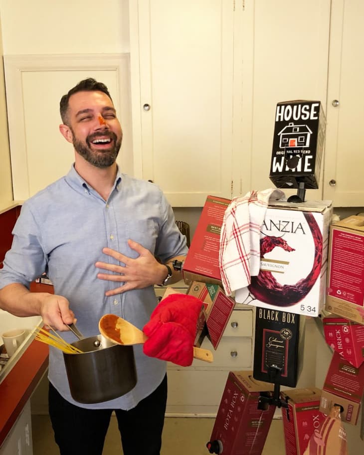 This Hero Made Himself a Boyfriend Out of Boxed Wine The Kitchn