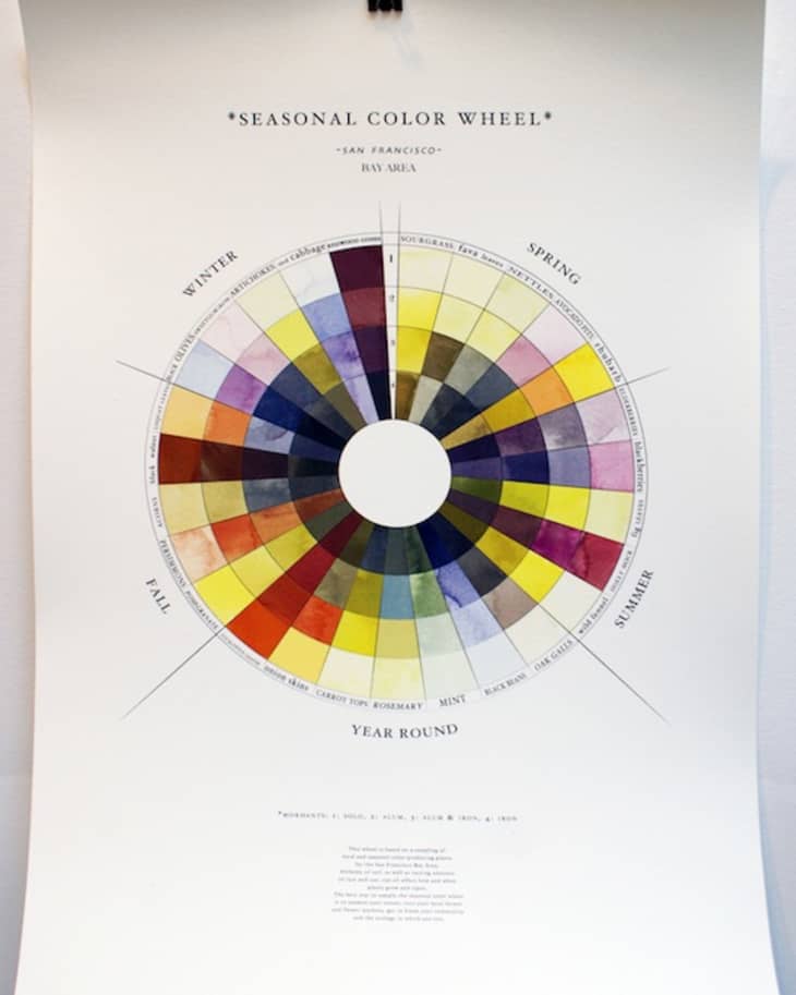 The Seasonal Color Wheel A Guide to Natural Dyes Made From Seasonal