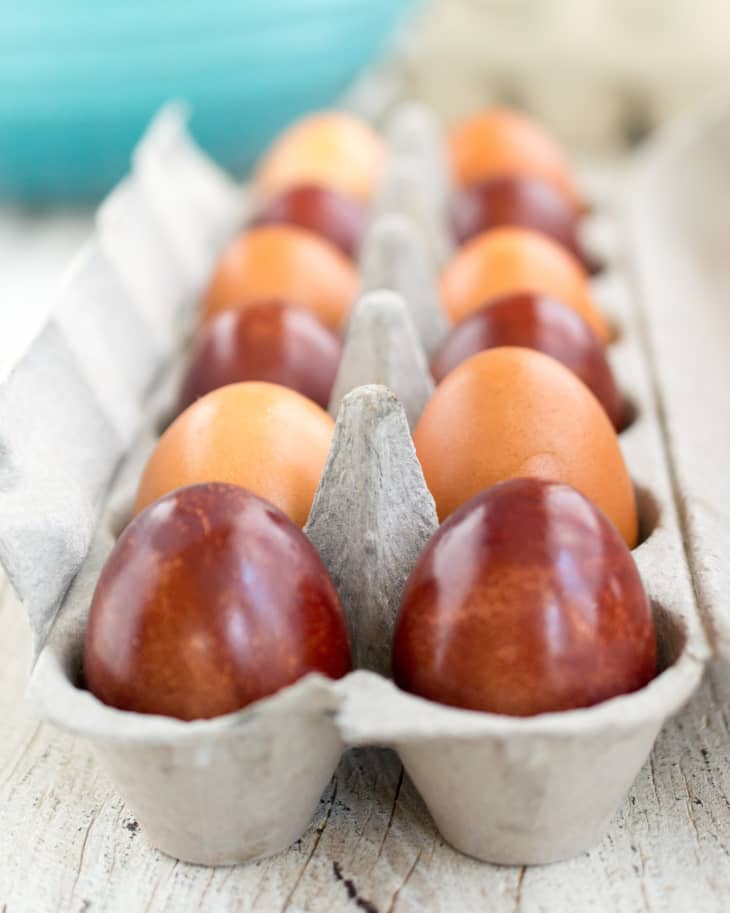How To Dye Easter Eggs with Onion Skins The Kitchn