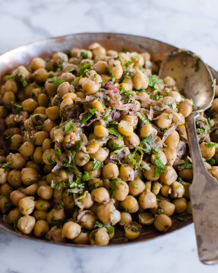 Recipe Chickpea Salad with Red Onion, Sumac, and Lemon The Kitchn